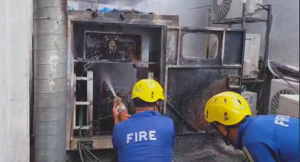 फायर यूनिट की तत्काल कार्रवाई एवं रिस्पांस टाइम से एक बहुत बड़ी क्षति एवं नुकसान होने से बचा लिया गया