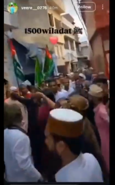 फरीदपुर में वारावफात जुलूस के दौरान तनाव, सोशल मीडिया पर वीडियो वायरल1