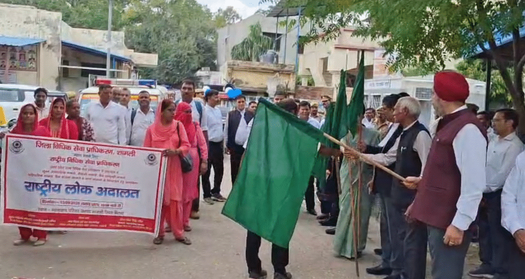 शामली में राष्ट्रीय लोक अदालत के 