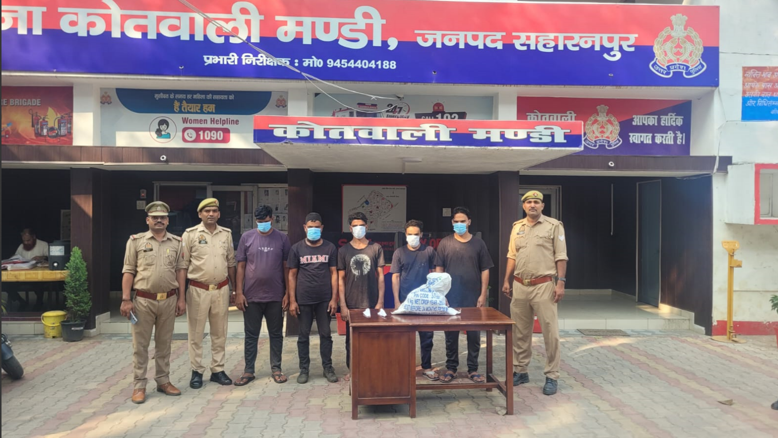 सहारनपुर पुलिस ने. 03 शातिर चोर गिरफ्तार, भारी मात्रा में सामान व अवैध असलहा बरामद