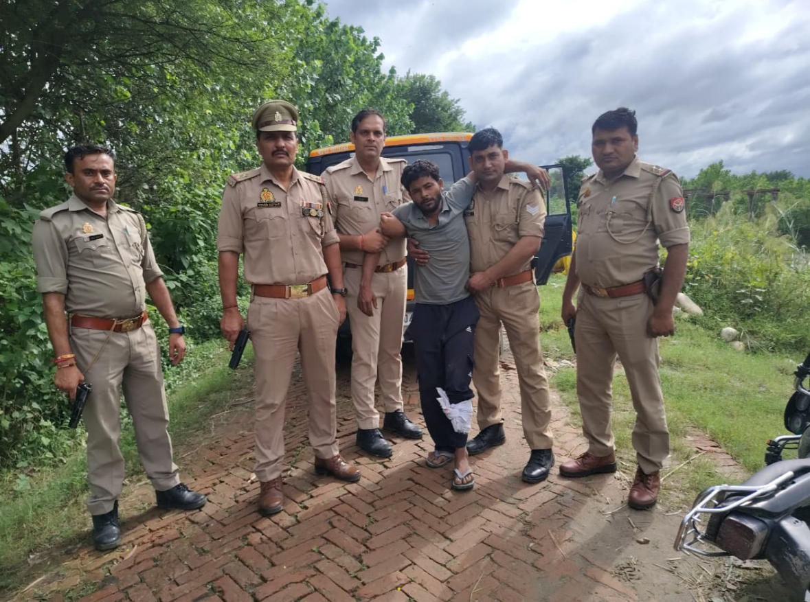 सहारनपुर में सनसनीखेज मुठभेड़! थाना सरसावा पुलिस ने गौकशी के शातिर भूरा को दबोचा, अपराध पर प्रहार1