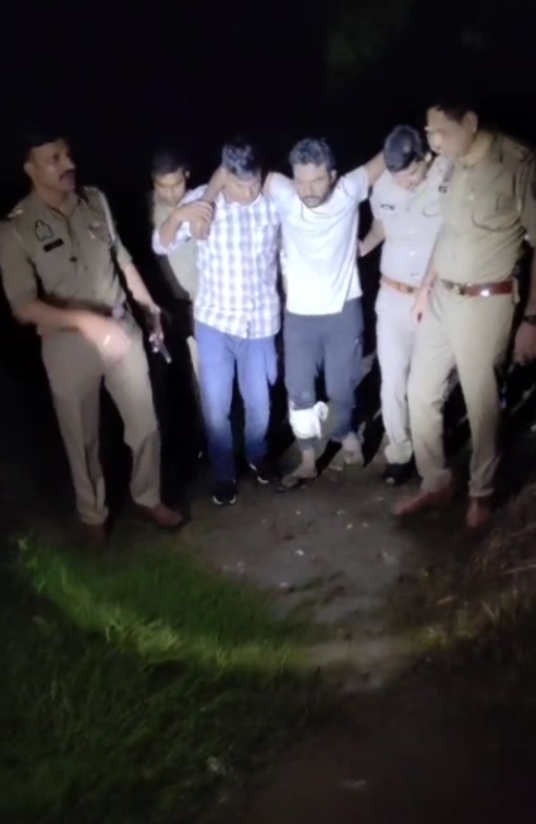 बाराबंकी के थाना फतेहपुर क्षेत्र में पुलिस मुठभेड़ में चोरी में वांछित 15 हजार रूपये के इनामी अभियुक्त को किया गिरफ्तार