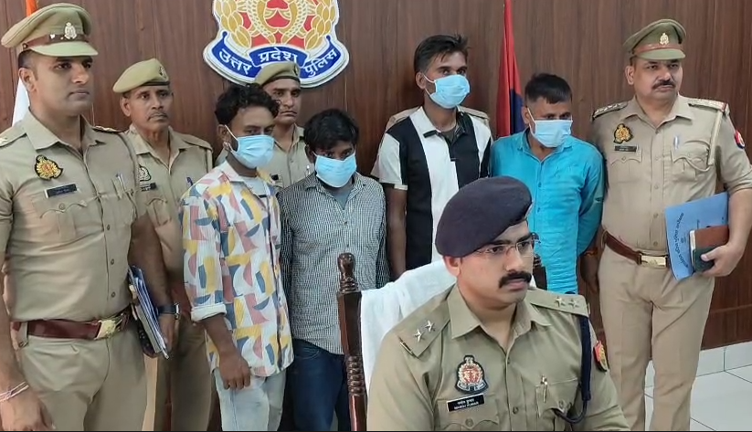 सहारनपुर में अंतरराज्यीय वाहन चोर गिरोह का पर्दाफाश: चार गिरफ्तार, एक बाइक और दो स्कूटी बरामद