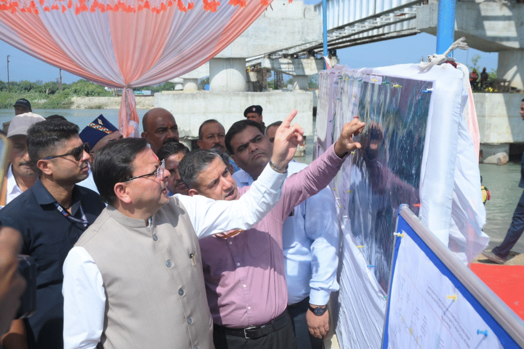 मुख्यमंत्री पुष्कर सिंह धामी ने किया बनबसा लैंड पोर्ट परियोजना का निरीक्षण, भारत-नेपाल व्यापार और सहयोग को मिलेगा नया आयाम