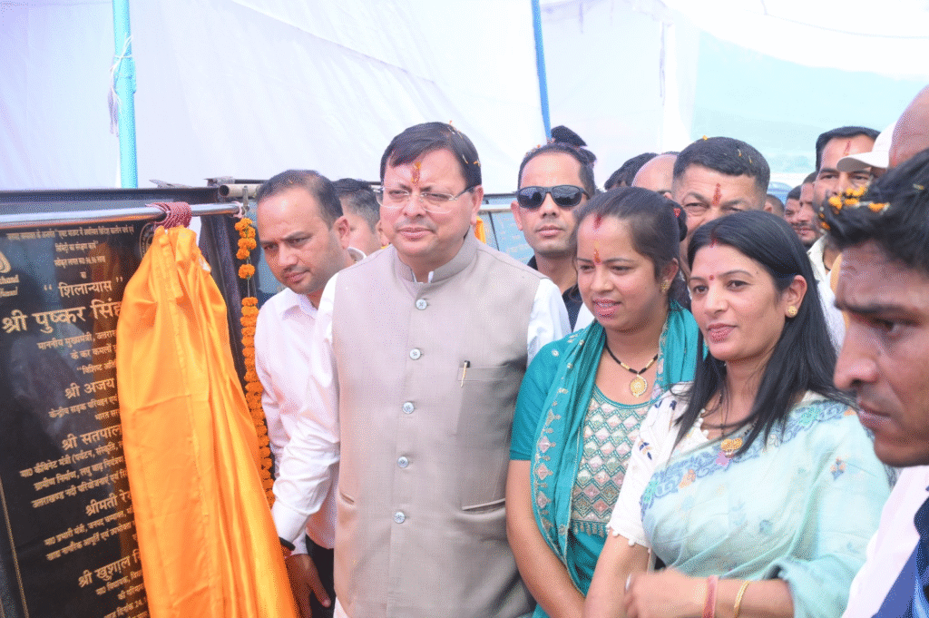 मुख्यमंत्री पुष्कर सिंह धामी ने किया शारदा कॉरिडोर परियोजना के प्रथम चरण का शुभारंभ: आस्था, धरोहर और विकास का संगम