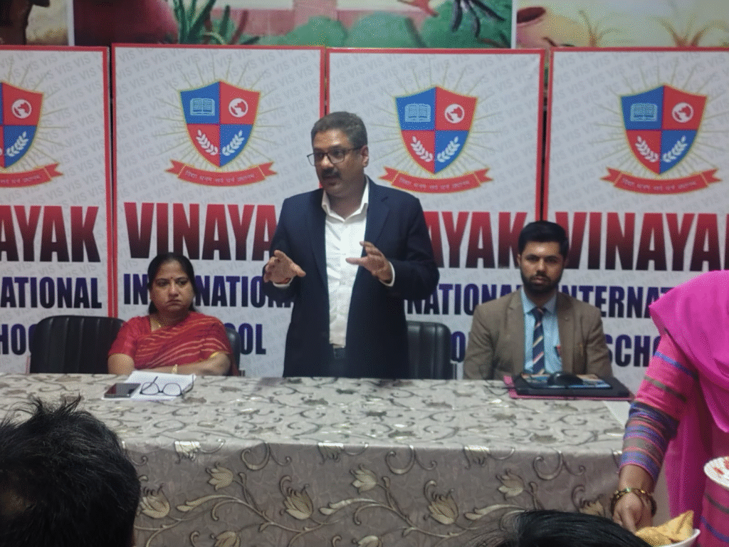 वेदान विनायक इंटरनेशनल स्कूल में शिक्षा के नए आयाम खुलें — प्रेस कॉन्फ्रेंस में उजागर हुईं संस्था की अभिनव पहलें