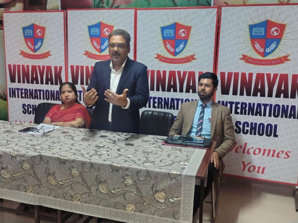वेदान विनायक इंटरनेशनल स्कूल में शिक्षा के नए आयाम खुलें — प्रेस कॉन्फ्रेंस में उजागर हुईं संस्था की अभिनव पहलें