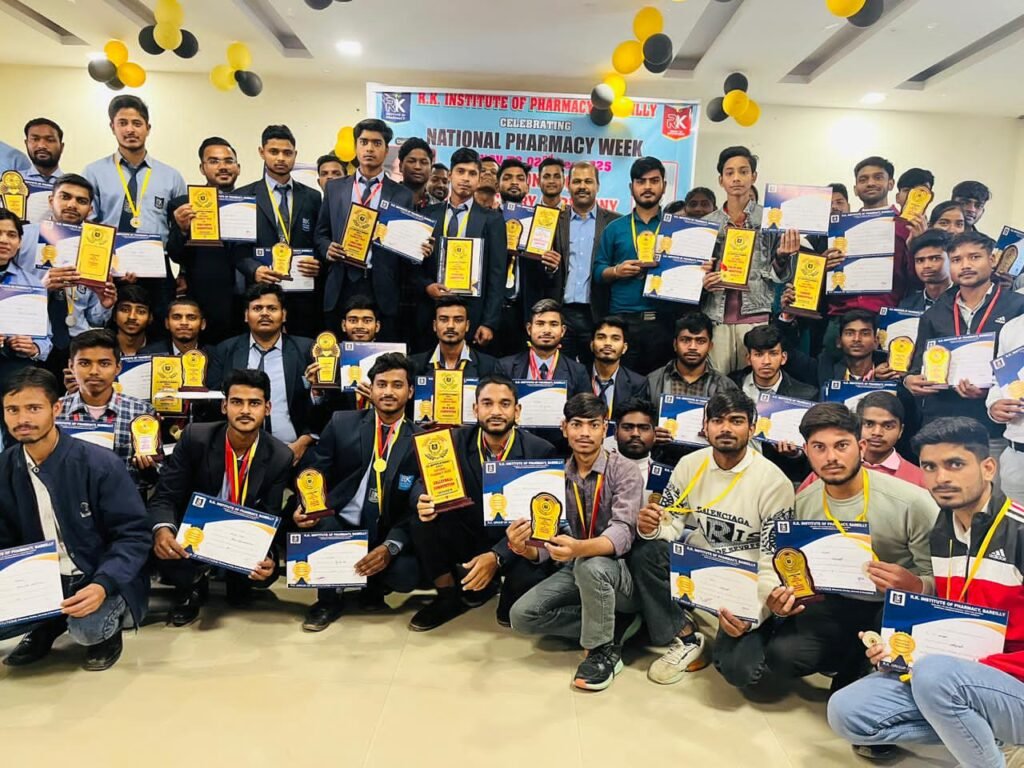शिक्षा, समाज सेवा और नवाचार का संगम: आर. के. इंस्टीट्यूट ऑफ़ फ़ार्मेसी में नेशनल फ़ार्मेसी वीक 2025 का भव्य समापन