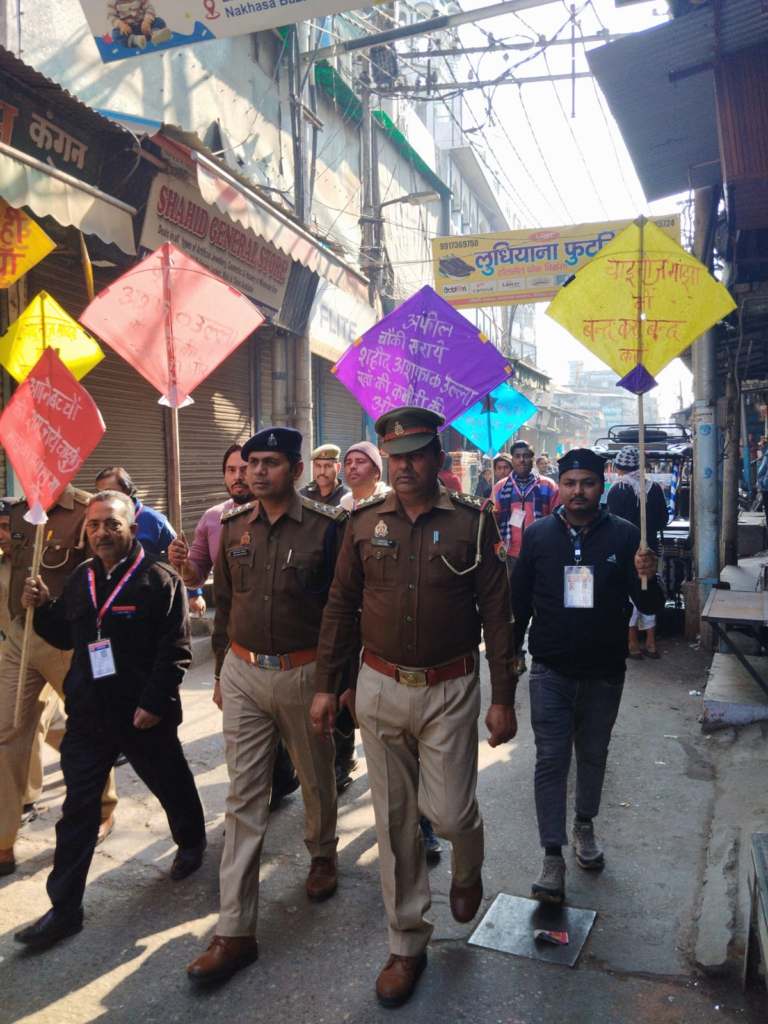 सहारनपुर में चाइनीस मांझे के खिलाफ जोरदार जन जागरूकता अभियान