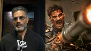 Sunil Shetty became emotional at the release of Border 2.