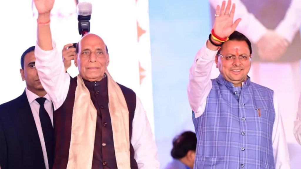 dhaakad nahin, ab dhurandhar dhaamee :धाकड़ नहीं, अब धुरंधर धामी’ रक्षा मंत्री राजनाथ सिंह ने दिया नया खिताब, राजनीति में भी ‘धुरंधर सीएम धामी’ की एंट्री!