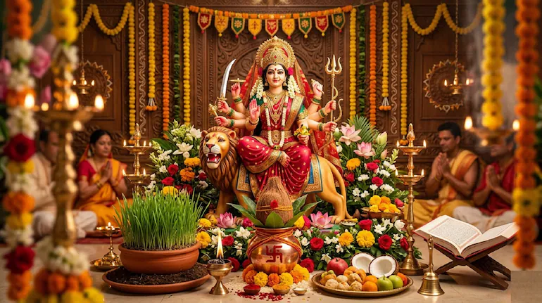 Navratri Update 2026: आज चौथा दिन, मां कूष्मांडा की पूजा से मिले यश, आयु, बल और समृद्धि