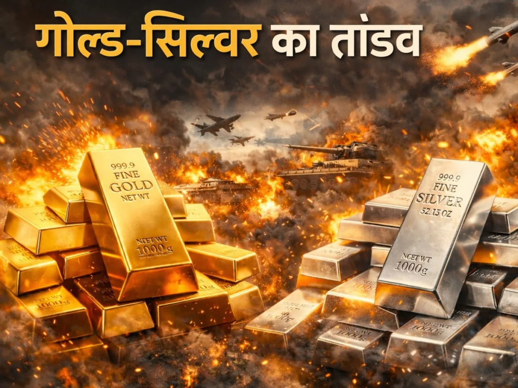 Massive Drop in Gold and Silver! : सोने-चांदी में भारी गिरावट! वैश्विक तनाव और ईरान-अमेरिका-इजरायल संघर्ष से निवेशकों में चिंता