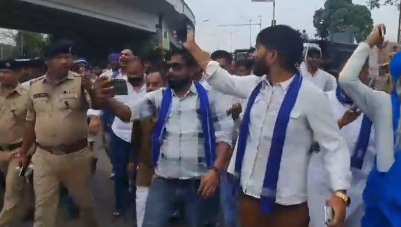 Bhim Army protests in Haridwar over Ketan Lal murder case : केतन लाल हत्याकांड को लेकर हरिद्वार में भीम आर्मी का प्रदर्शन, टिहरी जाने से रोके गए कार्यकर्ता