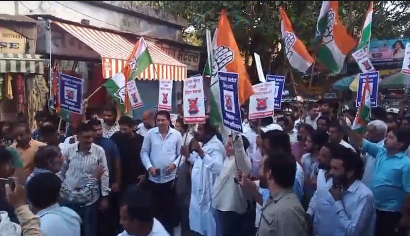 Congress's foot march against smart meters in Haridwar : हरिद्वार में स्मार्ट मीटरों के खिलाफ कांग्रेस का पैदल मार्च, सरकार की नीति पर उठाए सवाल
