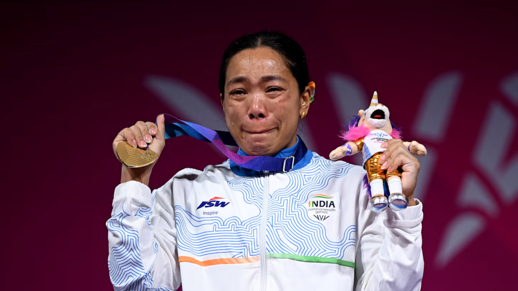 Commonwealth Games 2026 Mirabai Chanu created history : कॉमनवेल्थ गेम्स 2026: मीराबाई चानू ने रचा इतिहास, लगातार तीसरी बार जीता स्वर्ण पदक