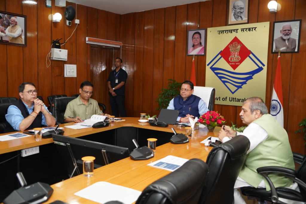 Chief Minister Dhami reviewed the Jal Jeevan Mission : जल जीवन मिशन की मुख्यमंत्री धामी ने की समीक्षा, समयसीमा में अधूरे कार्य पूरे करने के निर्देश