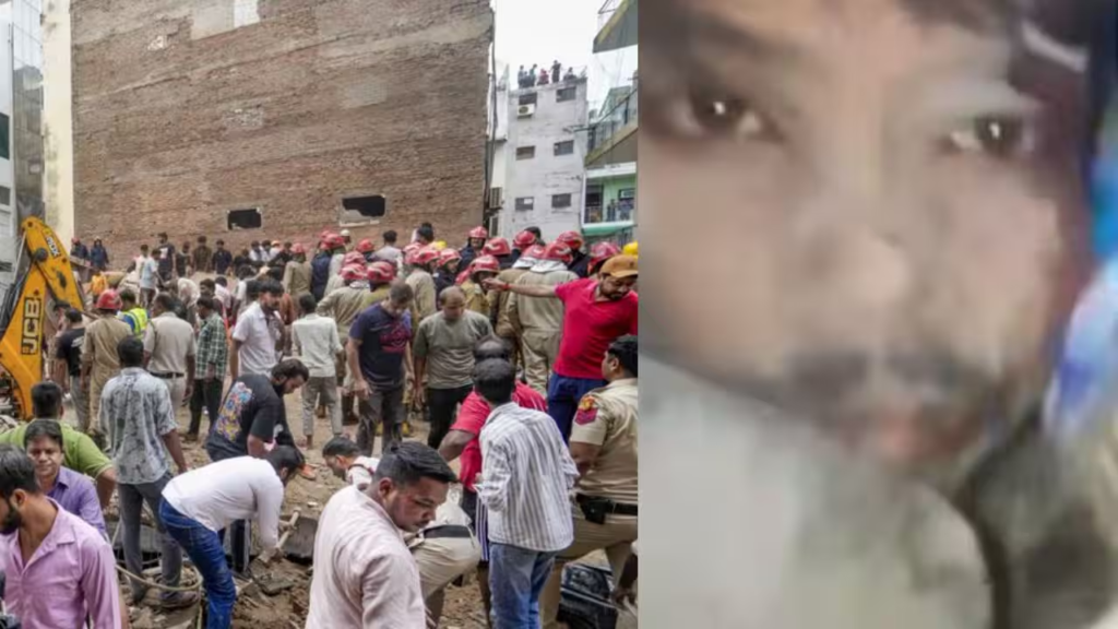 सत्य निकेतन बिल्डिंग ढह गई: मलबे में दबे छात्र ने किया वीडियो कॉल, 11 सेकंड में दिखाया सत्य निकेतन हादसे का भयावह मंजर