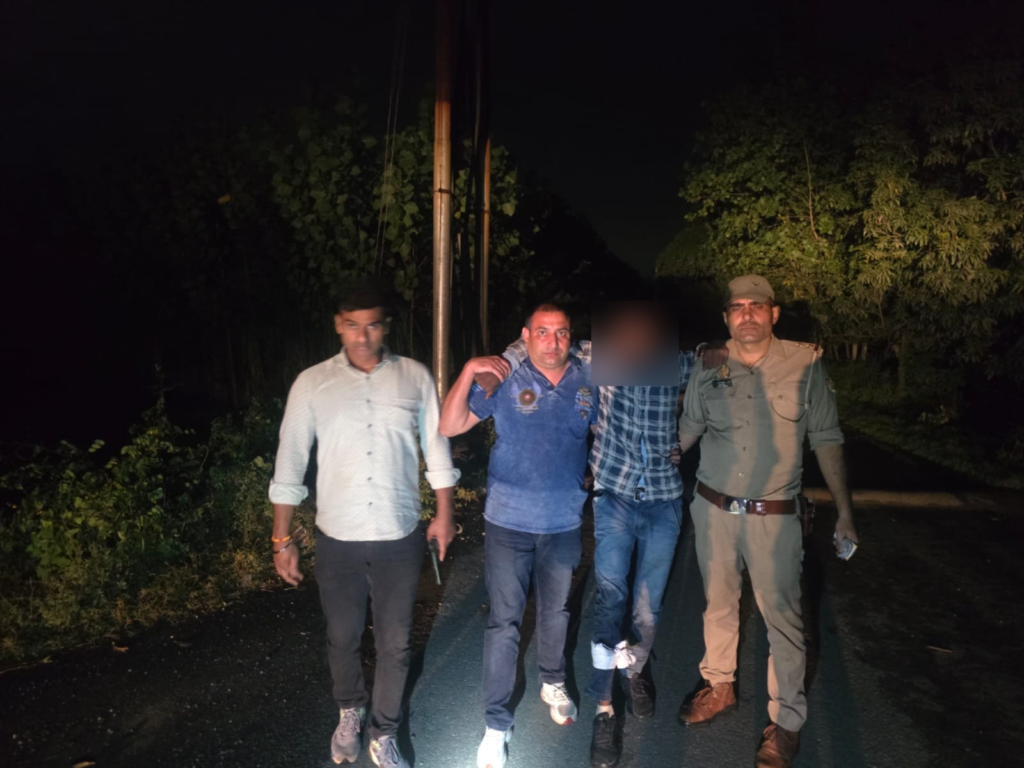 सहारनपुर में पुलिस मुठभेड़, 25 हजार का इनामी लुटेरा पैर में गोली लगने से घायल; दूसरा आरोपी गिरफ्तार