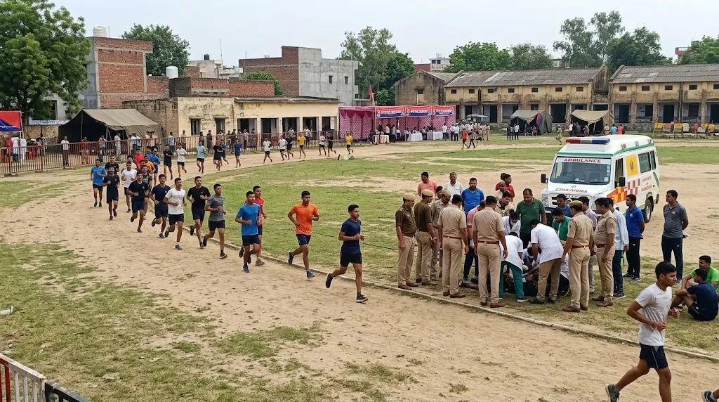 गाजियाबाद पुलिस भर्ती दौड़ में दो अभ्यर्थियों की मौत, 12 की तबीयत बिगड़ी; भर्ती प्रक्रिया पर उठे सवाल